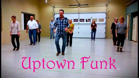 youtube uptown funk line dance.
